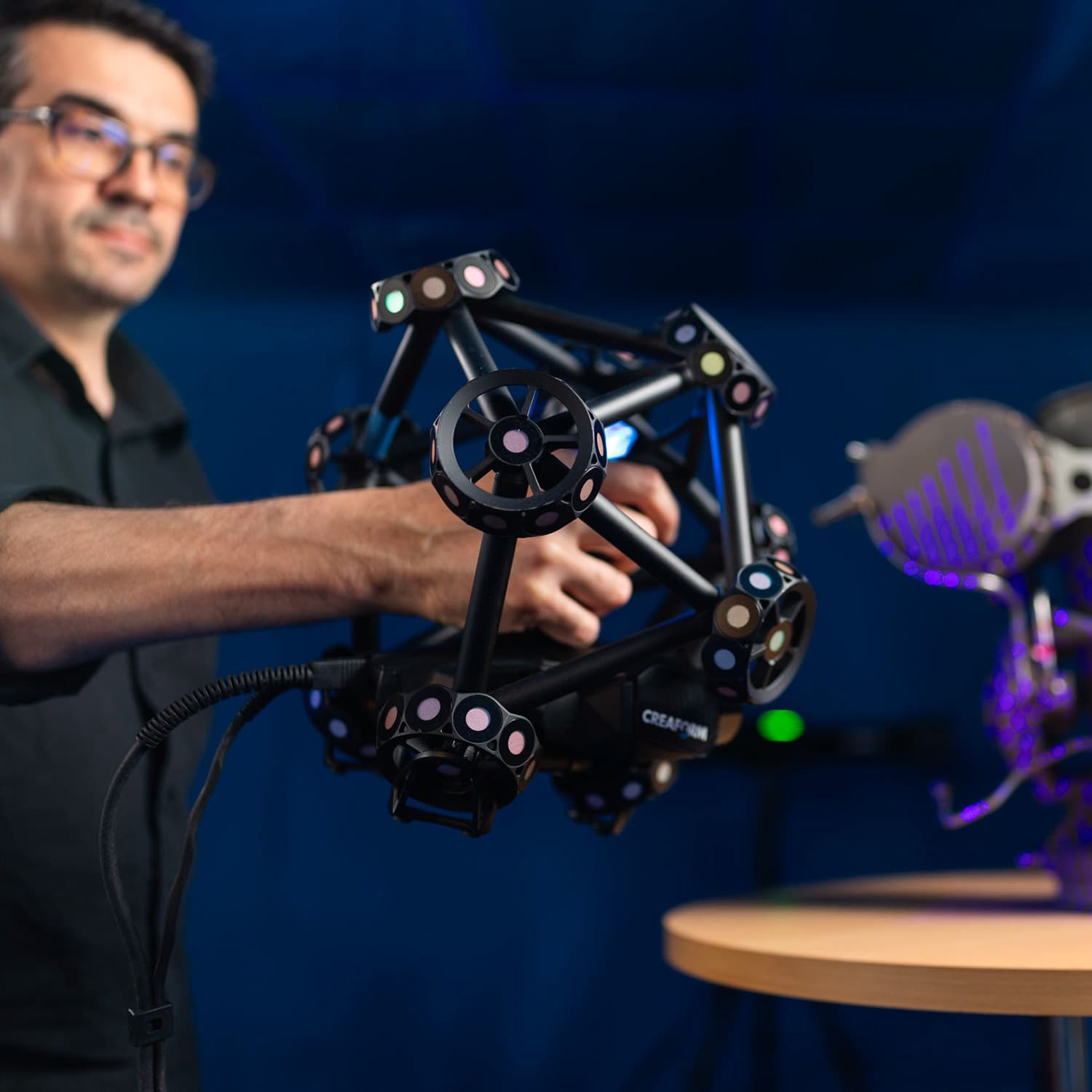 Scannage d’une pièce mécanique dans un bureau d’études